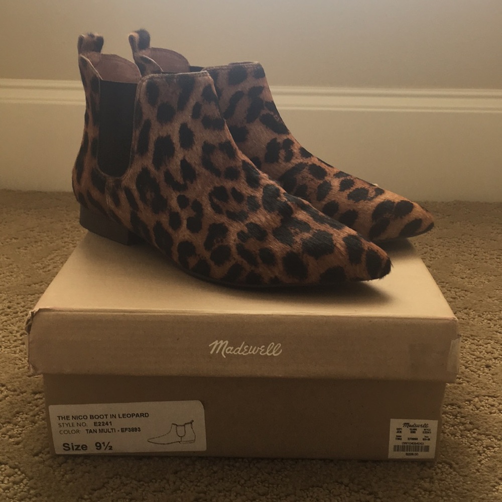 Madewell Leopard Booties